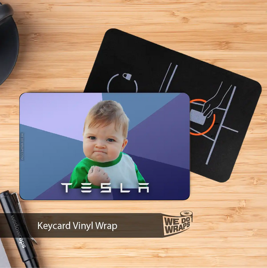 Success Kid Meme Tesla Keycard Decal