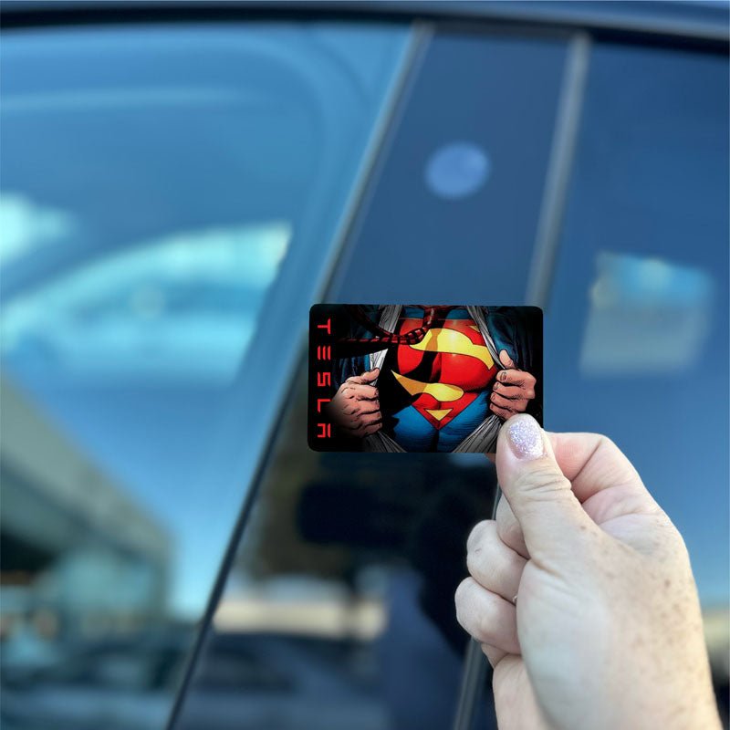 Superman Tesla Keycard Decal