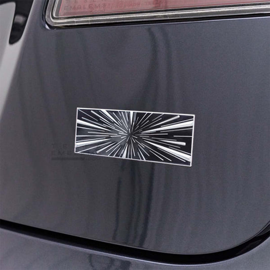 Ludicrous Performance Mode Badge (Black) - Metal Emblem Tesla 3/Y/S/X Cybertruck