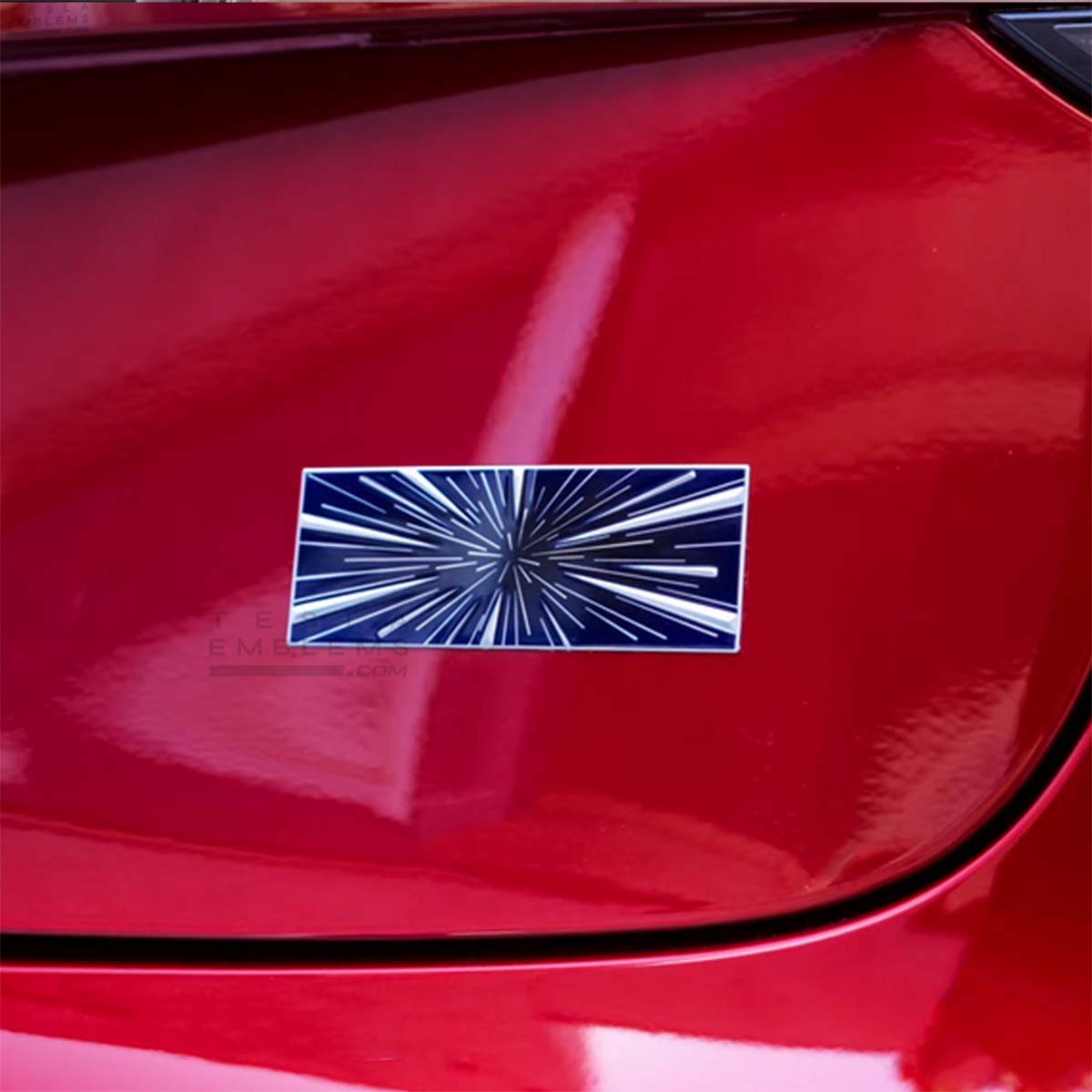 Insane Performance Mode Badge (Blue) - Metal Emblem Tesla 3/Y/S/X Cybertruck "Highland" "Juniper"