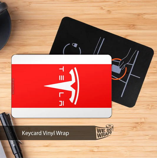 Tesla Flag Keycard Decal