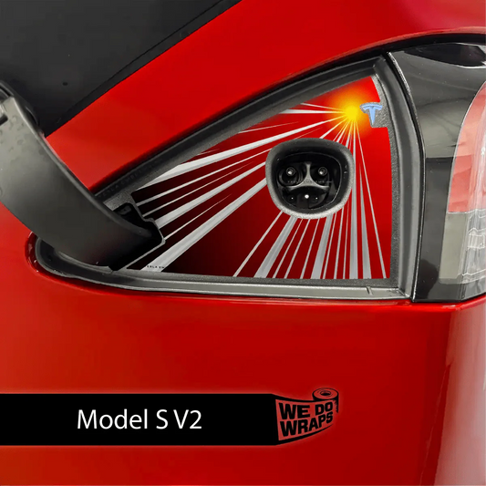 Tesla Launch Performance ModeCharge Port Wrap | Model S