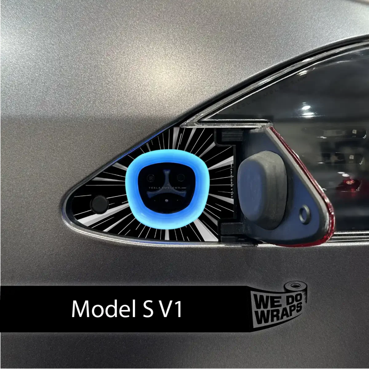 Tesla Ludicrous Performance Mode Charge Port Wrap | Model S