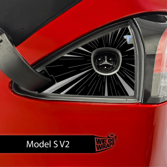 Tesla Ludicrous Performance Mode Charge Port Wrap | Model S