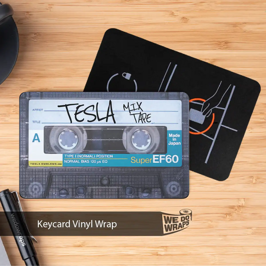 Tesla Mixtape Keycard Decal