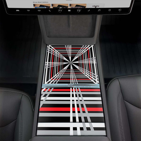 Tesla Plaid | Tesla Center Console Wrap Kit | MY 2026+ "Juniper"