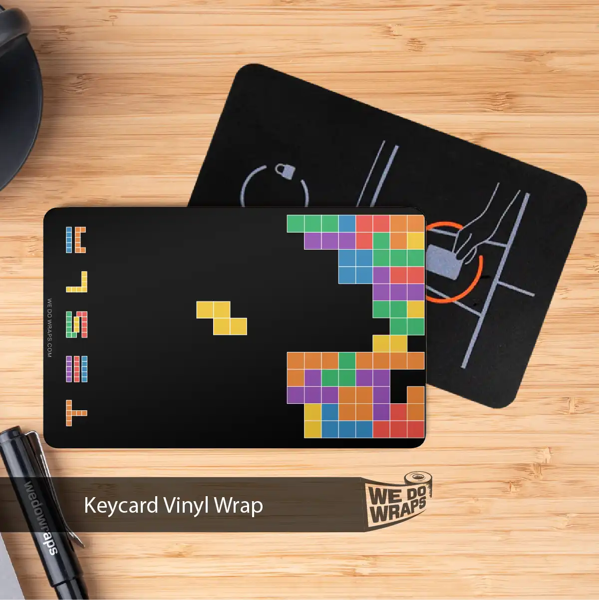Tetris Tesla Keycard Decal