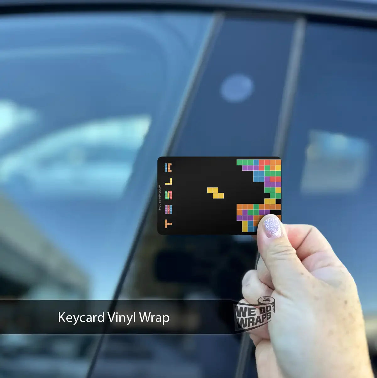 Tetris Tesla Keycard Decal
