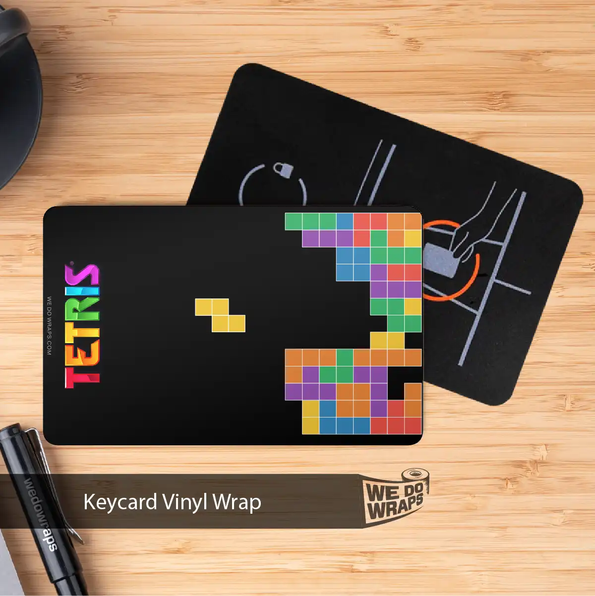 Tetris Tesla Keycard Decal