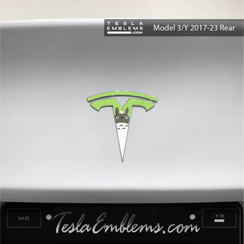Totoro Tesla Emblem Decals (Front + Back)