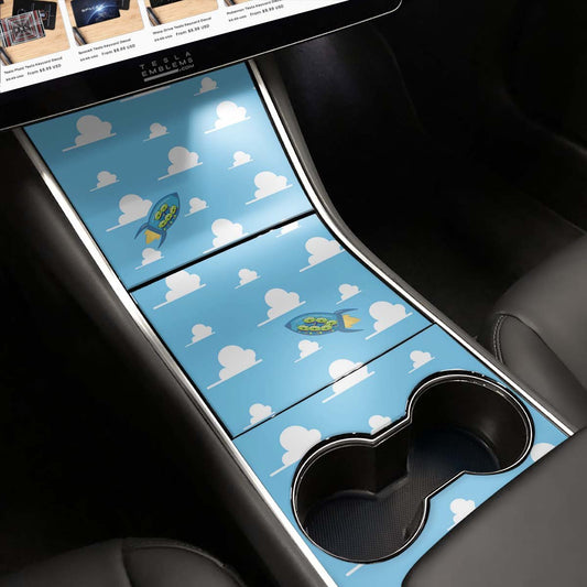 Toy Story Aliens Tesla Gen1 Center Console Wrap Kit | Model 3 ’17-20 & Model Y ’19-20