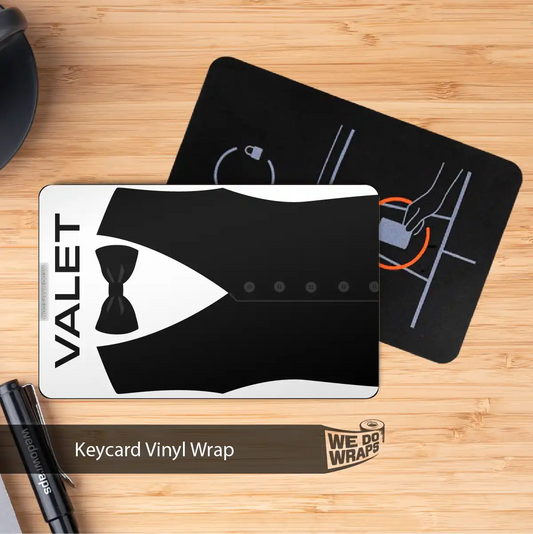 Valet Tesla Keycard Decal
