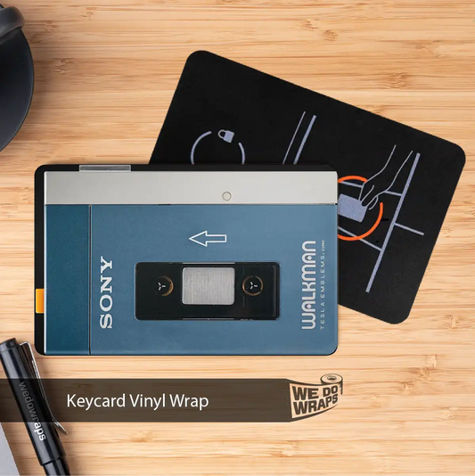 Walkman Tesla Keycard Decal