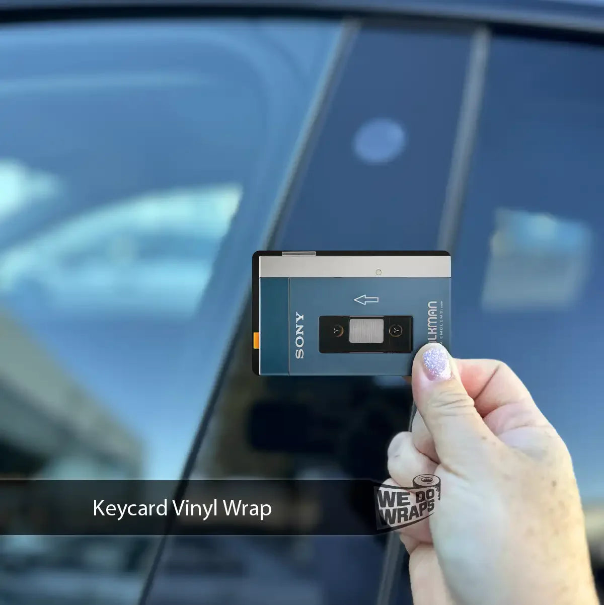 Walkman Tesla Keycard Decal
