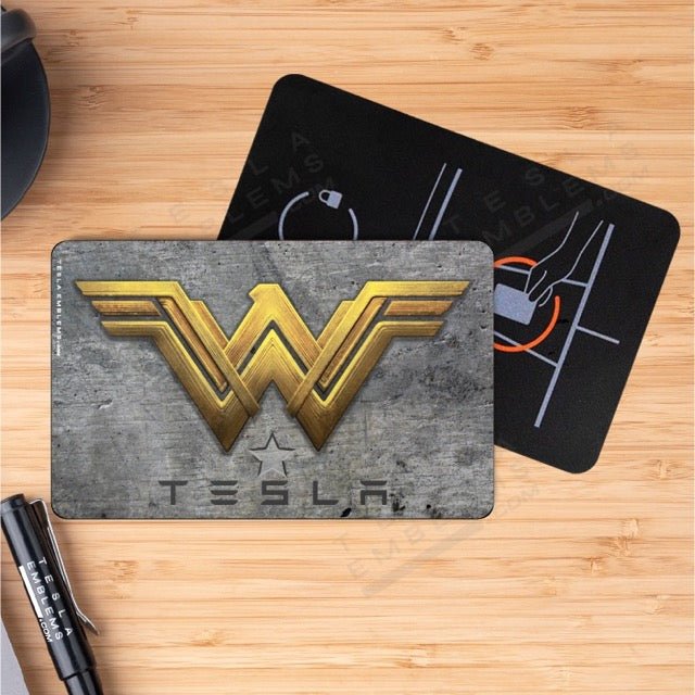 Wonder Woman Tesla Keycard Decal