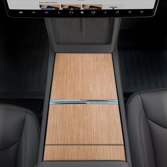 White Ash | Tesla Center Console Wrap Kit | MY 2026+ "Juniper"