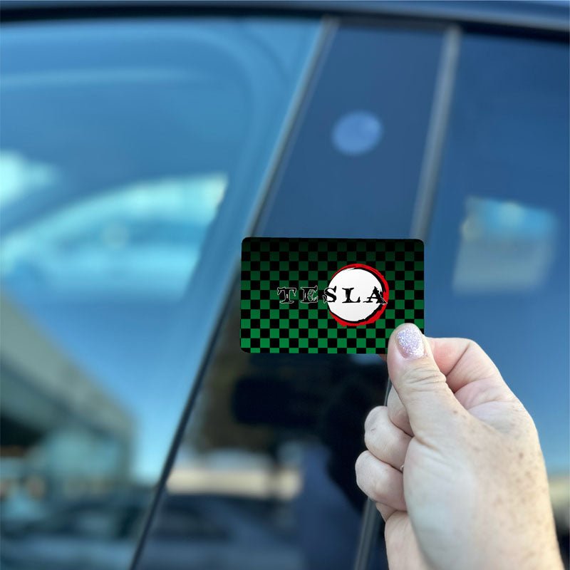 Demon Slayer Tesla Keycard Decal