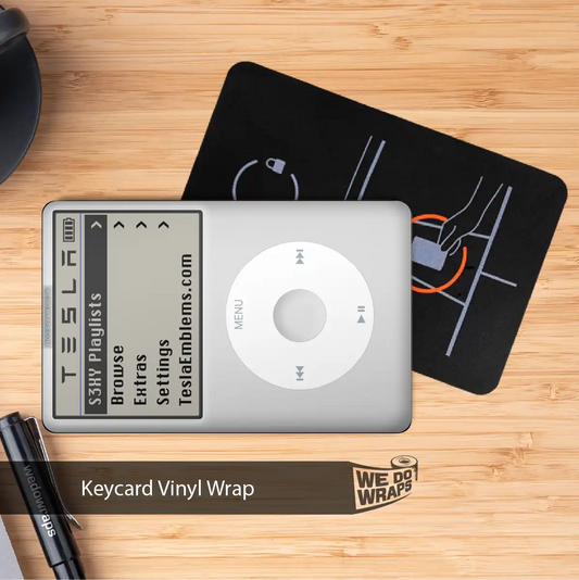 iPod Tesla Keycard Decal