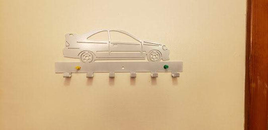 Honda EJ8 Civic Keychain Rack – JDM Steel Wall Mounted Key Holder