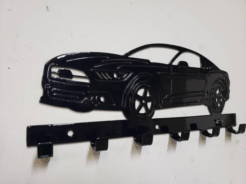 Ford S-550 Mustang GT Keychain Rack – Steel Wall Mounted Modern Muscle Organizer