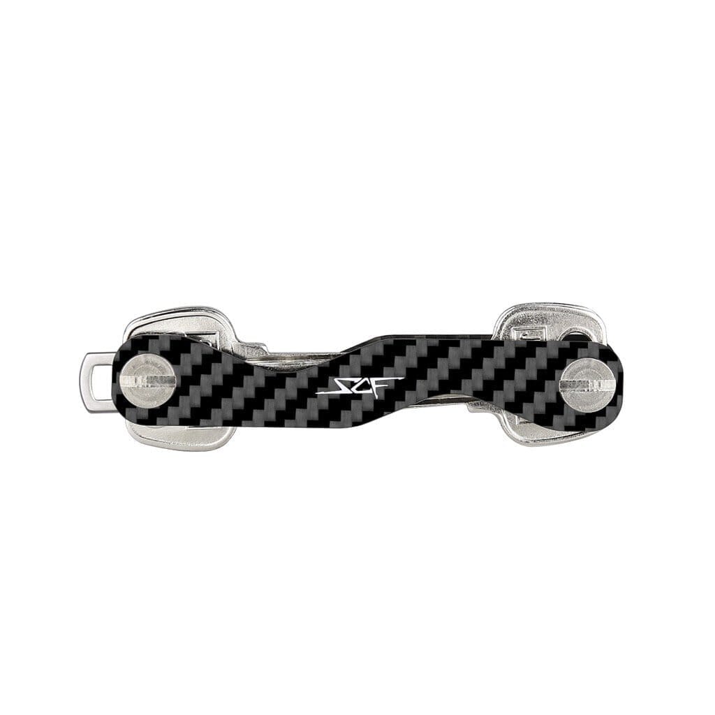 Real Carbon Fiber Cash & Card Slim Wallet & Key Organizer